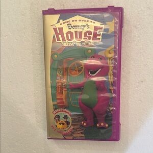 Vintage Barney VHS Tape come on over to Barney's House